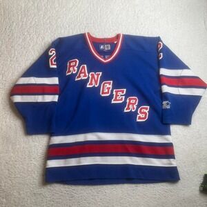 Vintage starter New York rangers Brian leetch jersey embroidered 90s‎ nhl